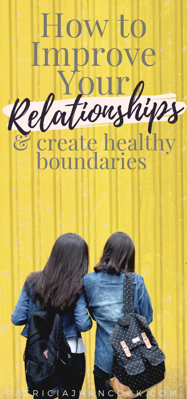 Healthy boundaries are apart of any self-care routine. These 5 easy ways will help you create healthy boundaries for lasting relationships, as well as improving the relationships that you have you have. #selfcare #relationships #boundaries #personalgrowth