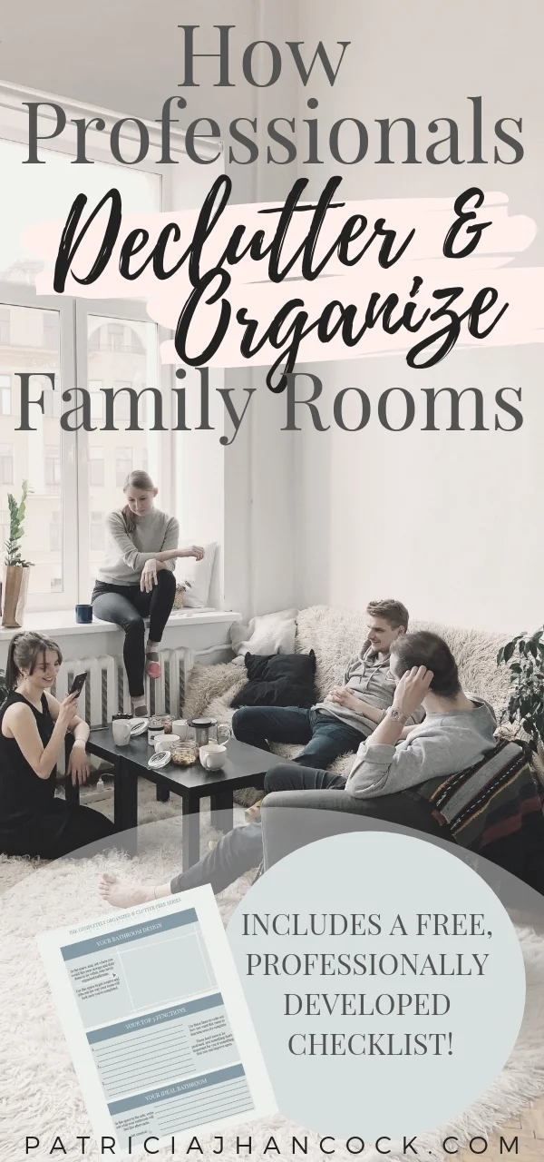 Learn how to completely organize and declutter your home with this in-depth room by room series. These tips and tricks have been thoroughly tested & are used by professionals to keep their house spotless and functional. In this article, your living room will be perfected with these simple, easy steps. Includes a printable worksheet! #organization #home #declutter #organizemyhome #clutterfree