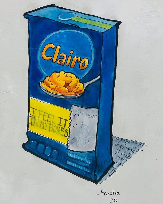 Paying tribute to great music.

#grahamfracha #clairo #painting #acryliconpaper #blue #instaart #artoftheday #artwork_daily #artistsoninstagram #contemporaryart