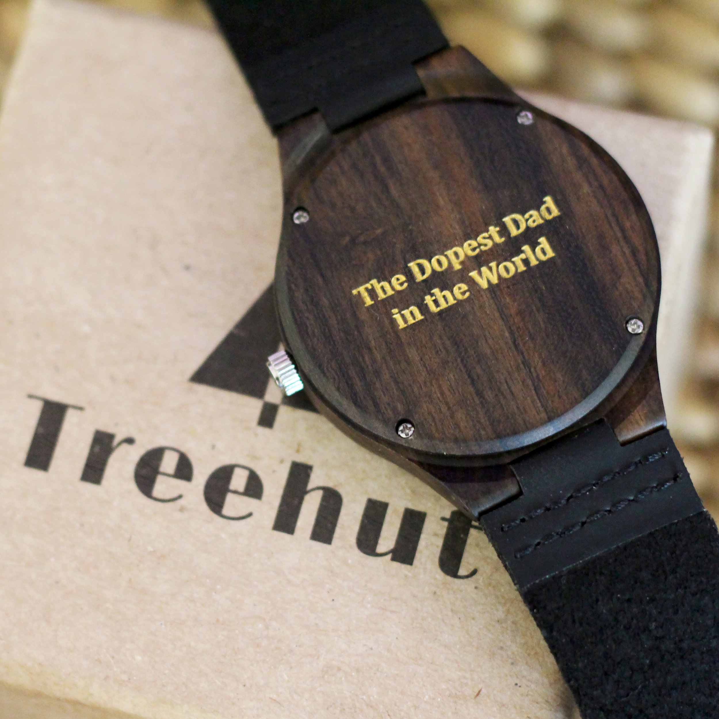 Ebony Wooden Watch from TreeHut