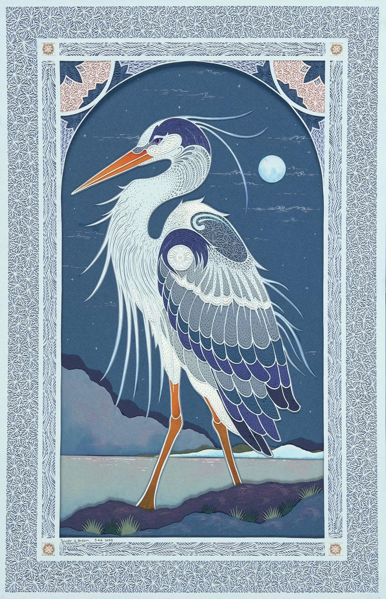 Heron of Glass Lake