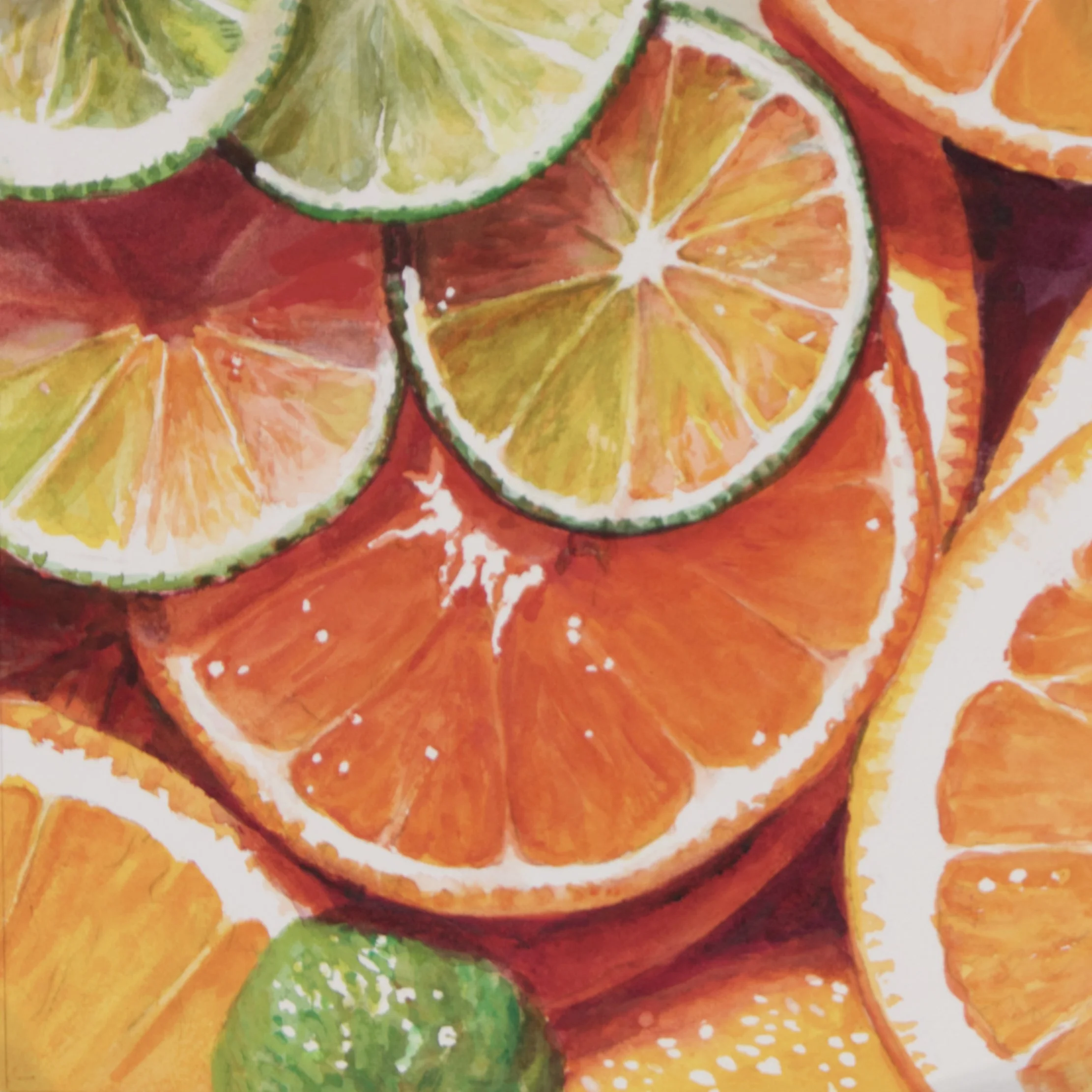 Frank Spino, "Four Limes & an Orange"