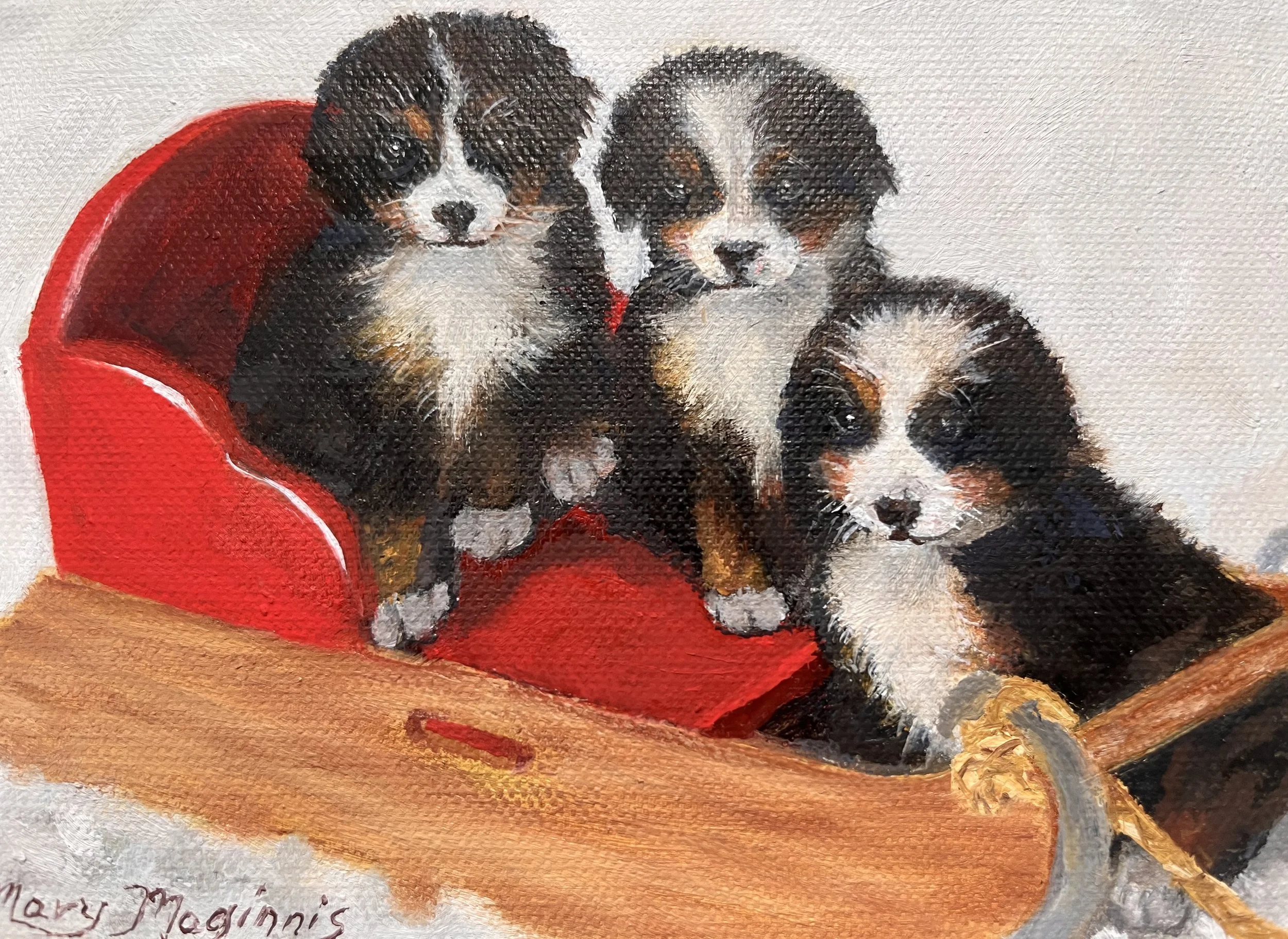 Mary Maginnis, "Sleigh Riders"