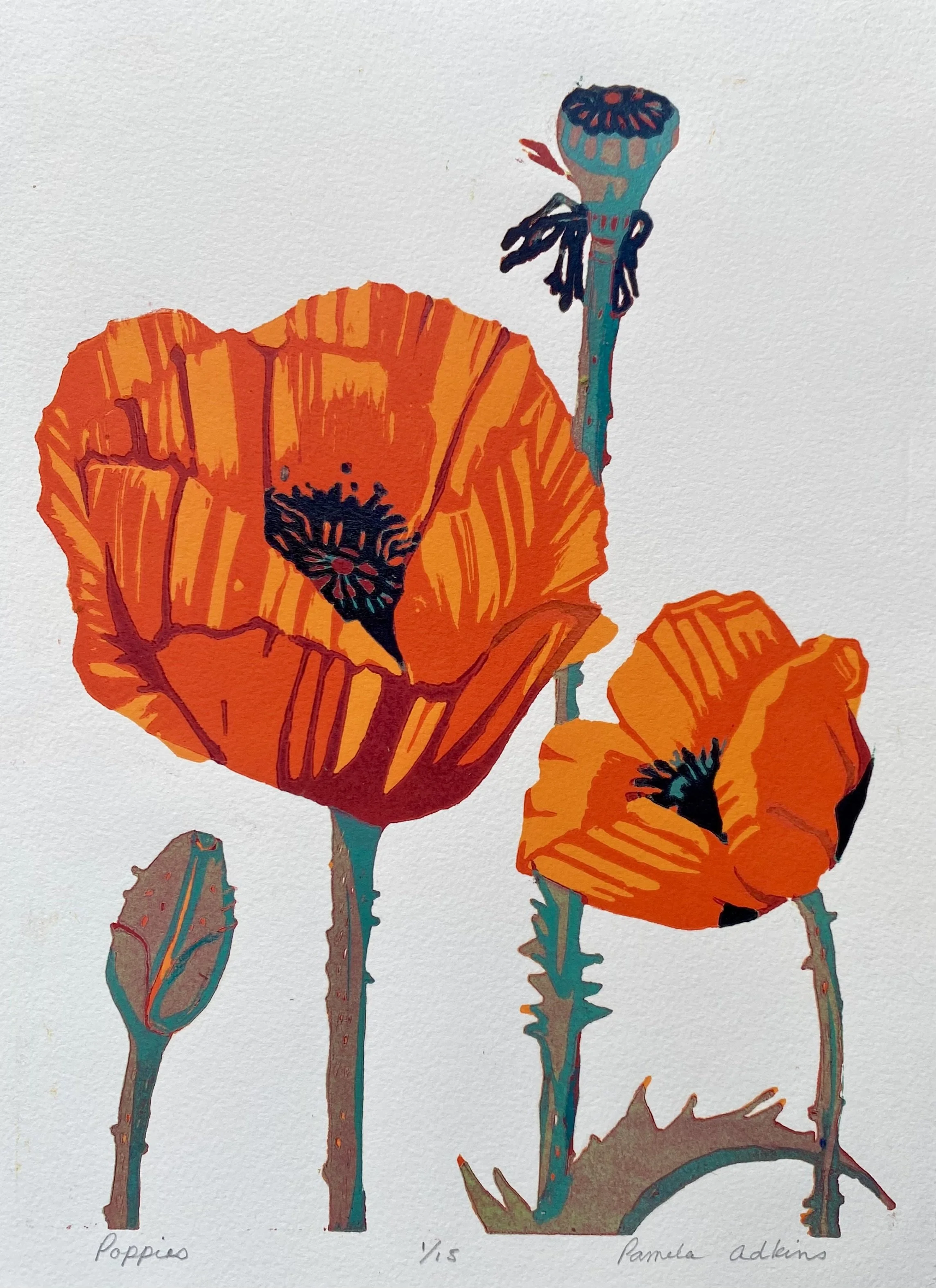 Pam Adkins, "Poppies"