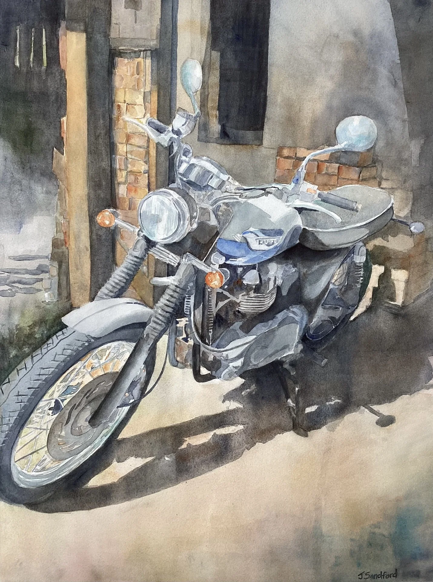 Motorcycle with Kiln