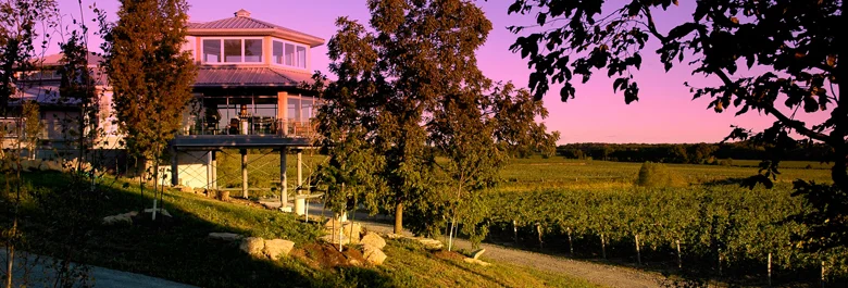 Flat Rock Cellars Our second stop is critic’s choice Flat Rock Cellars “I’d select Flat Rock Cellars for superb Pinot Noir and Riesling as well as Chardonnay…Steven Spurrier, Decanter”. Awarded 23 medals in 2017 and with over 80 acres of Chardonnay, Pinot Noir and Riesling, prepare for a place of extraordinary production and taste.