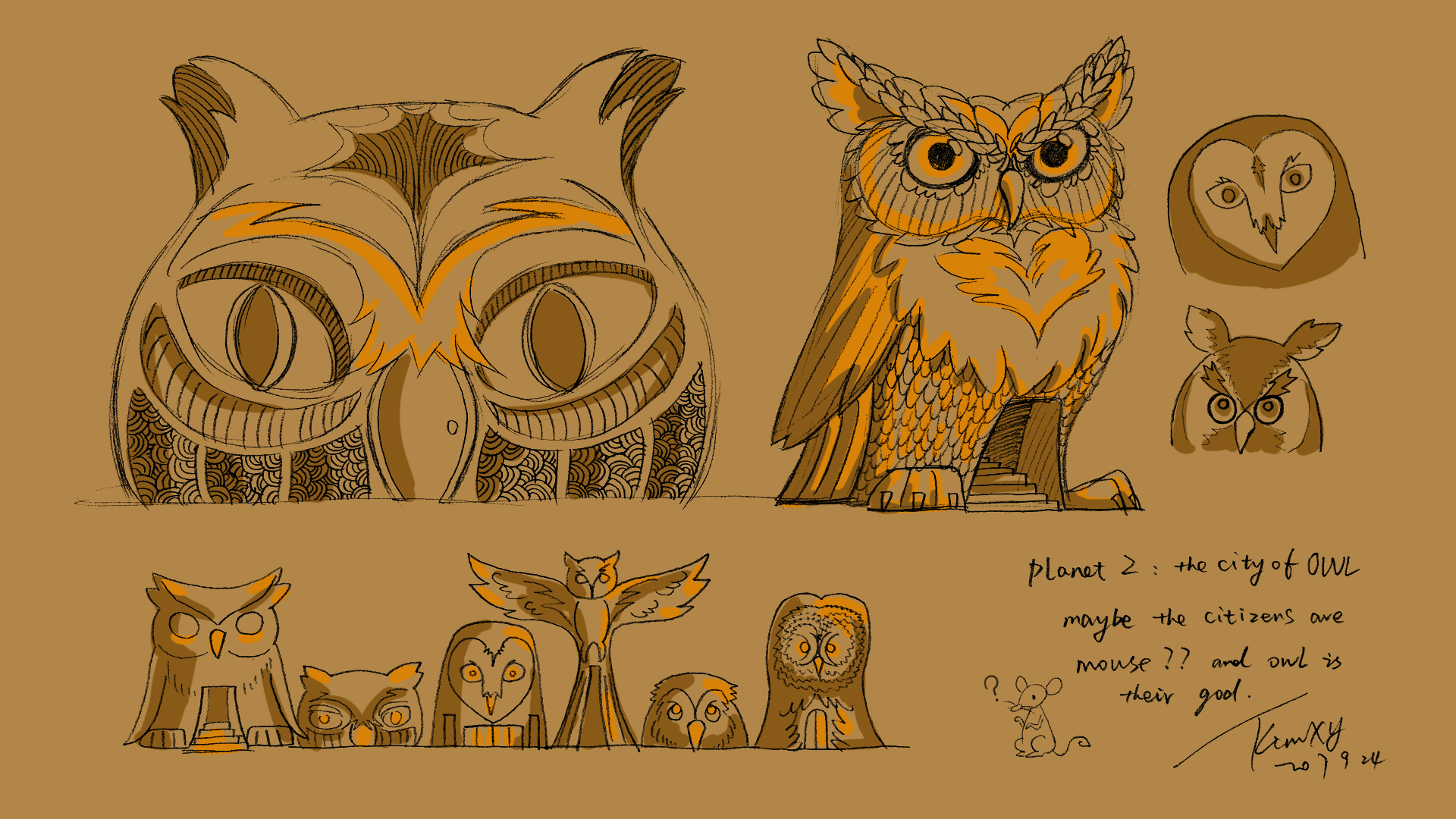 Owl Planet Design