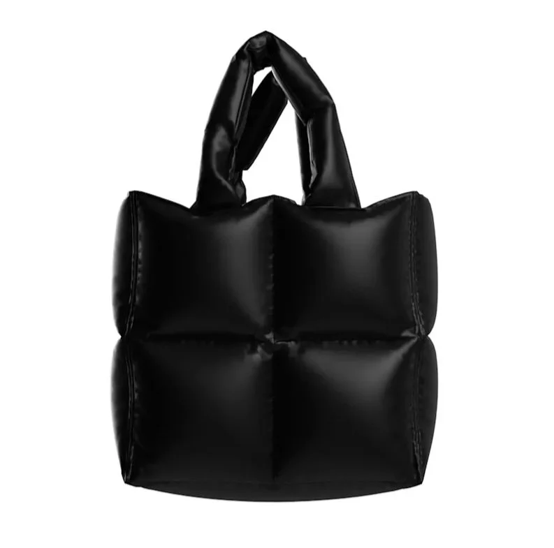 MINI FAUX LEATHER PUFFER BAG