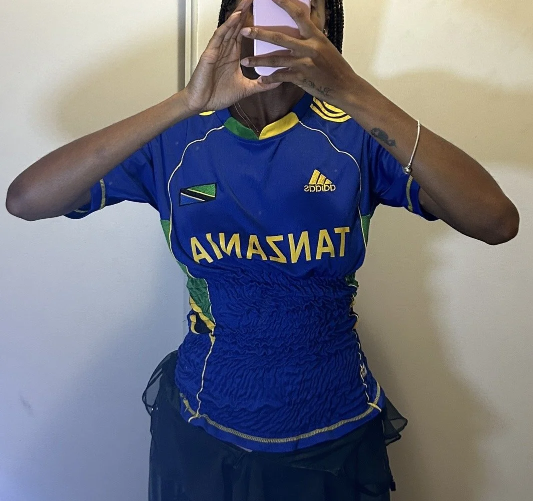 ADIDAS TANZANIA BLUE REVAMPED JERSEY