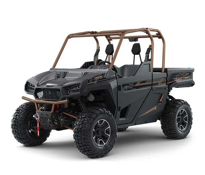 HAVOC X / 2-PASSENGER ($17,799) Class-Leading 12.8-inch Front Suspension Travel >> FOX 2.5 PODIUM QS3 Shocks with Compression Adjustment >> Class-Leading 2,000-lb Towing Capacity >> Precision-Tuned 100HP EFI Engine >> Class-Leading 13-inch Ground Clearance >> 67 lb-ft Torque >> Standard Brush Guard and 4,500-lb WARN Winch >> ITP Ultracross Tires and Aluminum Wheels WATCH THE VIDEO or TAKE A VIRTUAL TEST DRIVE