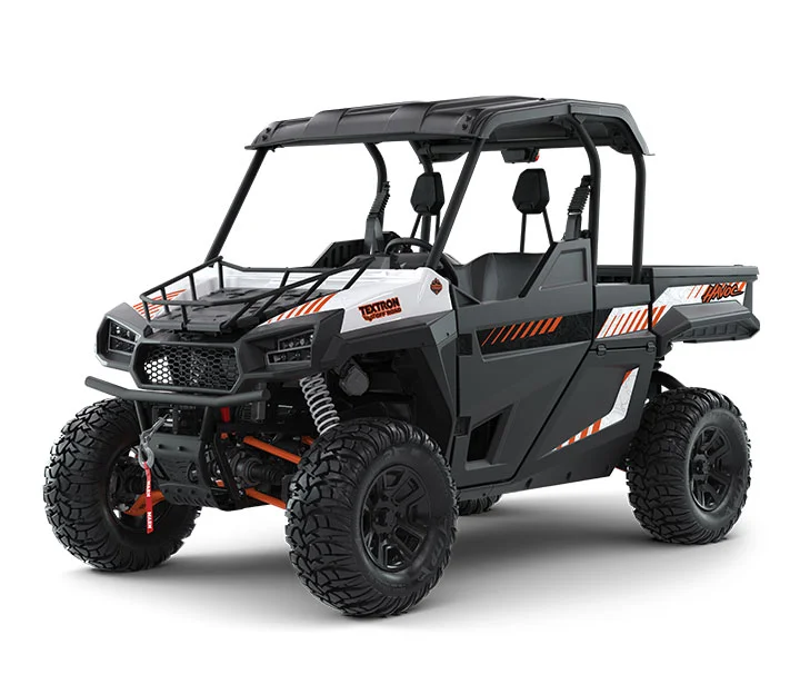 HAVOC BACKCOUNTRY EDITION / 2-PASSENGER ($17,799) Precision-Tuned 100HP EFI Engine >> Class-Leading 2,000-lb Towing Capacity >> Class-Leading 13-inch Ground Clearance >> 67 lb-ft Torque > Standard Brush Guard and 4,500-lb WARN Winch >> Class-Leading 24 cu-ft of Storage with Extended Cab >> ITP Ultracross Tires and Aluminum Wheels >> Premium Seats > Standard Top >> Hood Rack WATCH THE VIDEO or TAKE A VIRTUAL TEST DRIVE