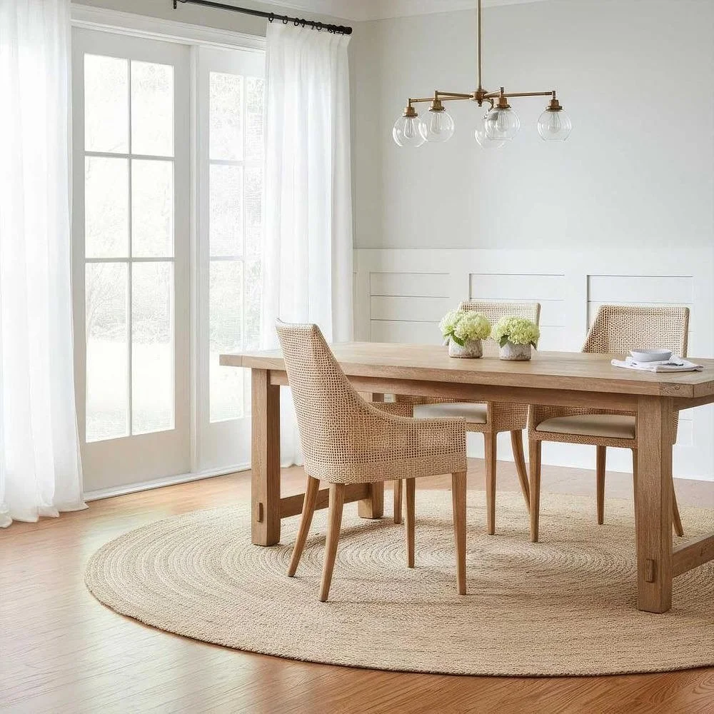 She&rsquo;s back in stock .. just in time. The Charlotte Rattan collection in dining chairs, counter stools and bench is absolutely stunning and with our Black Friday sale and flat rate shipping why not purchase the whole collection. We are also happ