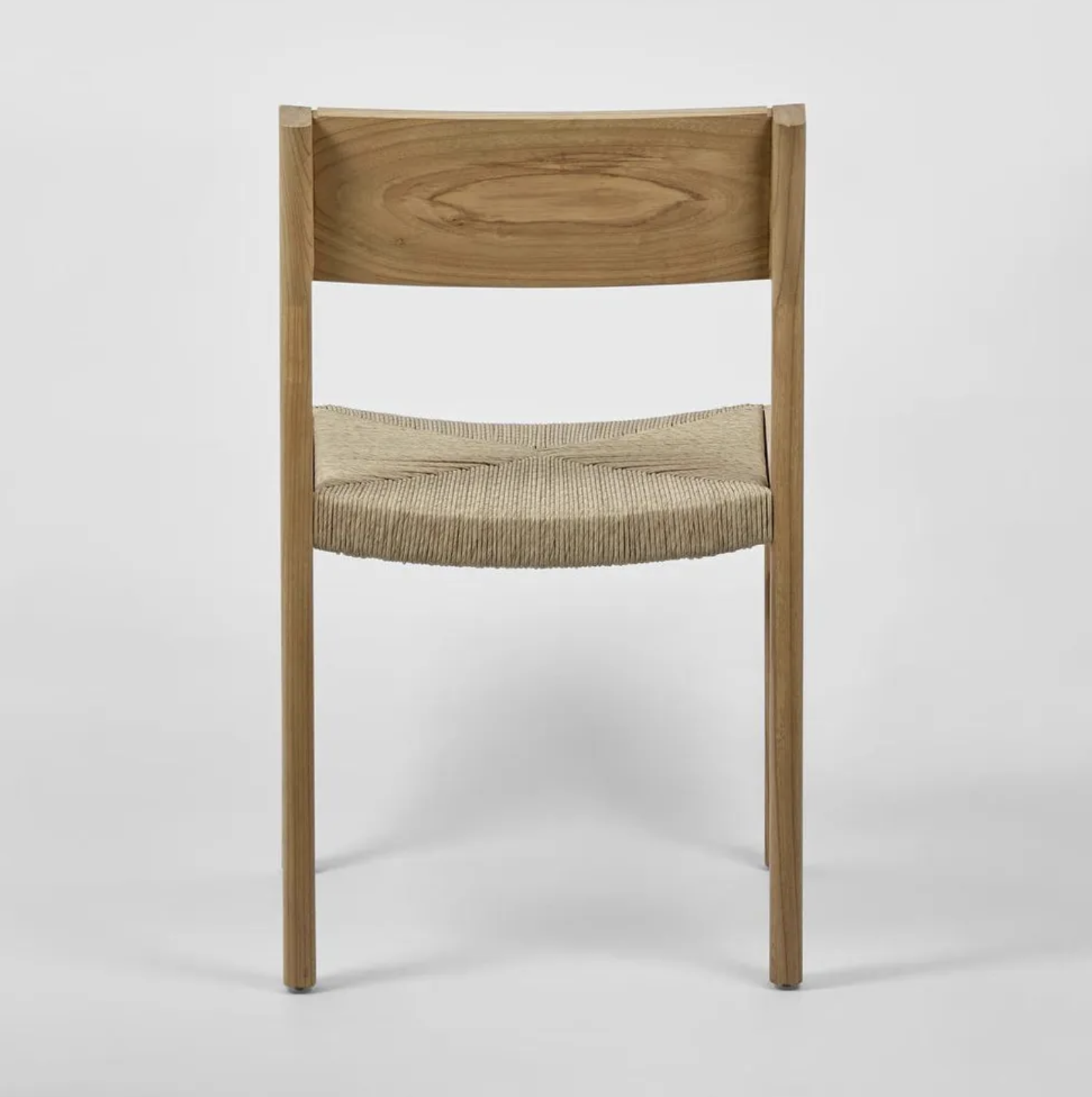 Indoor outdoor wicker dining chair for modern coastal homes