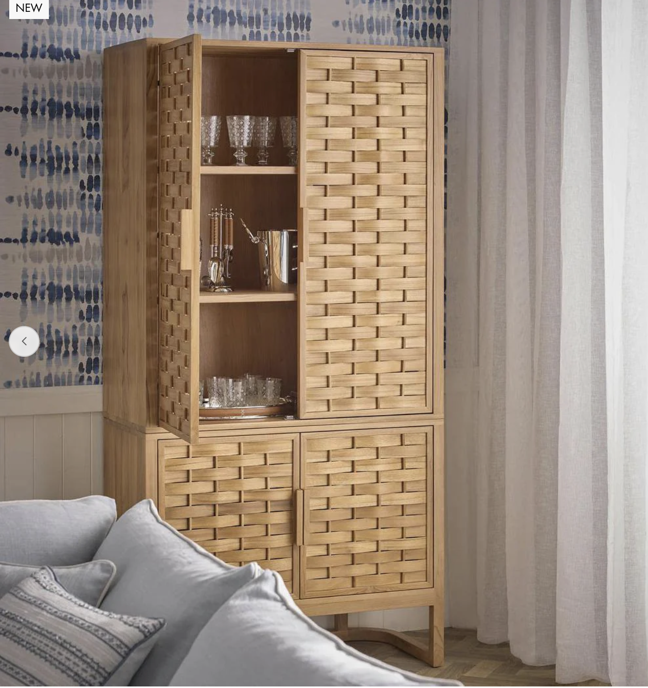 Weave 2 Door Hutch - Natural