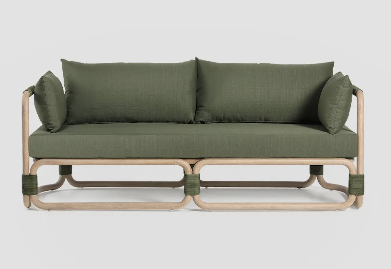 VITA OUTDOOR UNDERCOVER SOFA FOREST GREEN  (MRDFUR245)