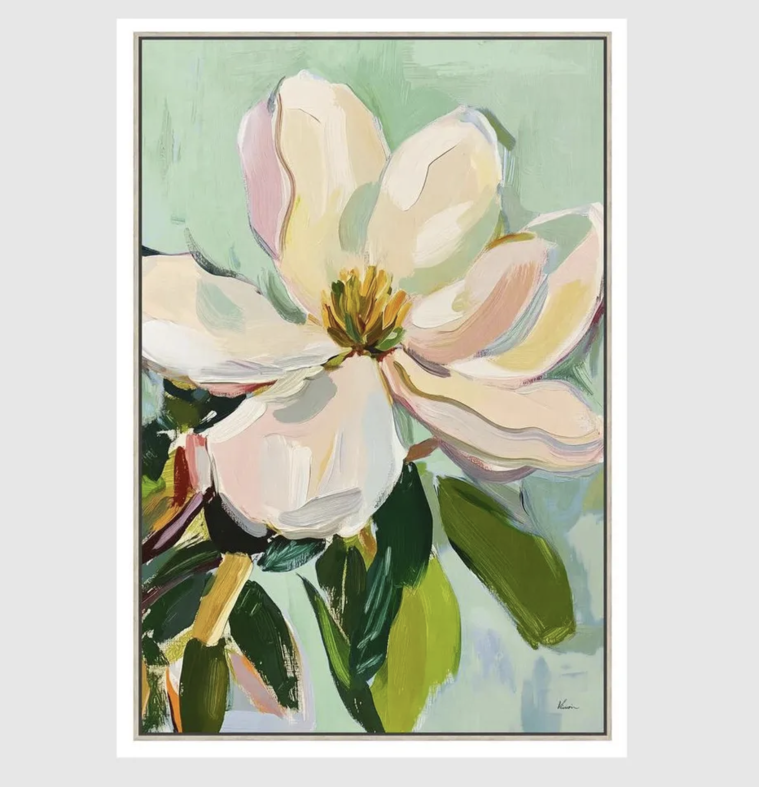 GOLDEN BLOOM A WALL ART 42.5 X 62.5CM