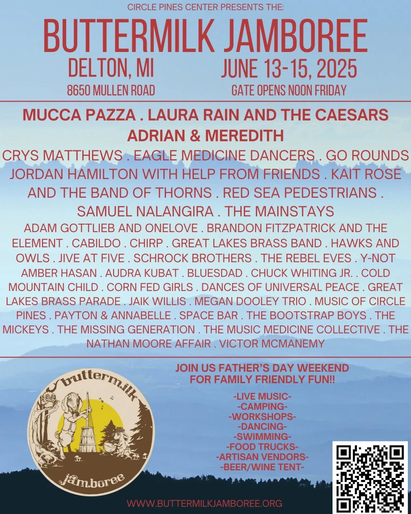 Next show up! We are playing at the sugar bush stage on Saturday June 14 (11:10pm) @ buttermilk Jamboree!