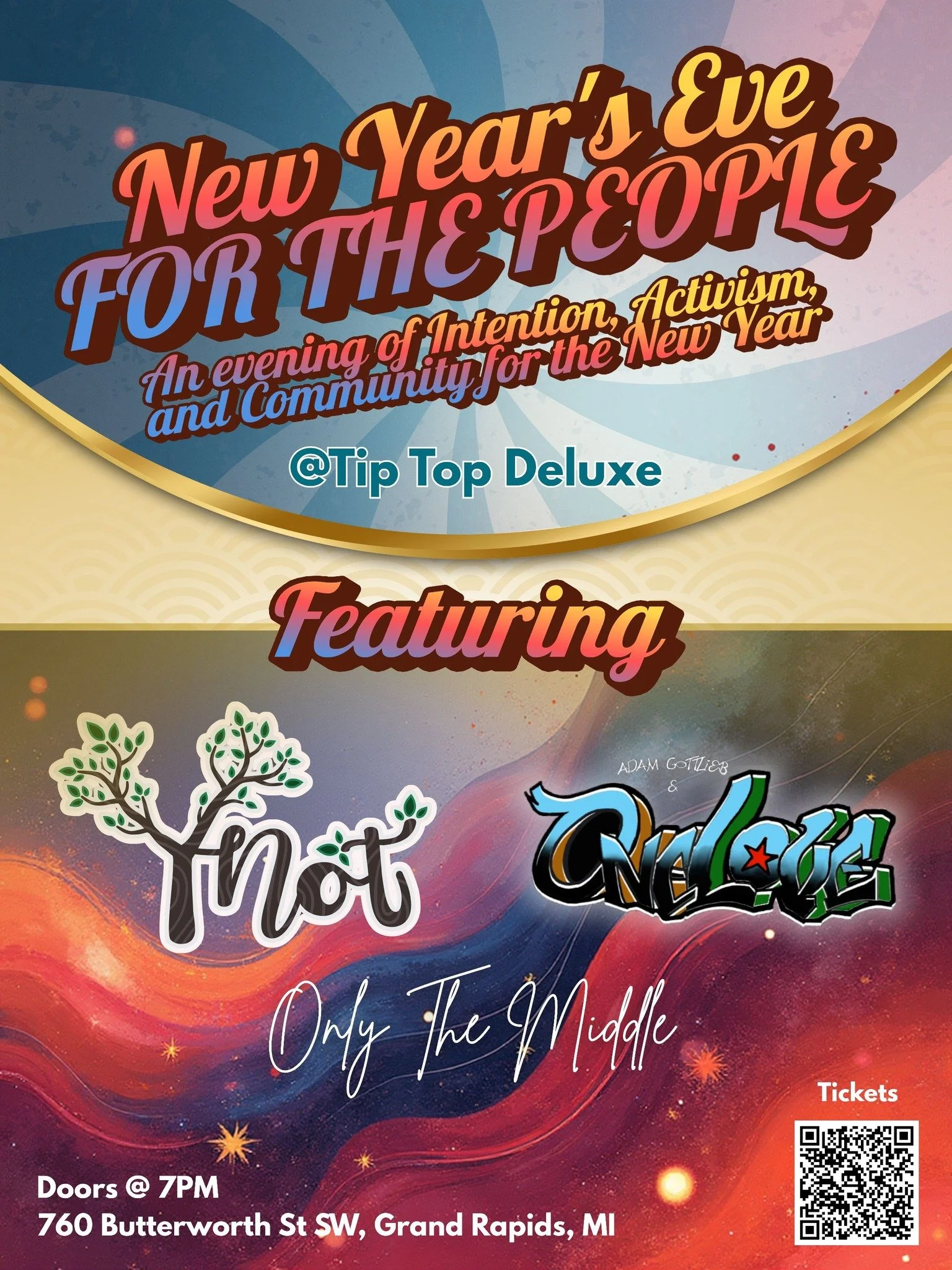 Our next show is coming up, and for the first time ever, we're throwing a New Year's event! We just finished our 2nd practice for this and we're so excited for where our sound is at right now 😍 designing this setlist with the buildup to midnight has