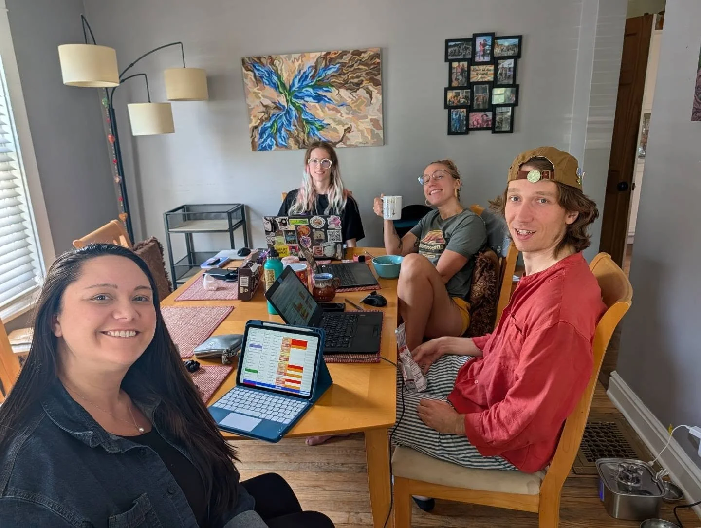 Yesterday we had an incredible meeting discussing our new album in the works, and our booking plans for next year! We're so excited for the future, and if you know of a band we would pair really well with, a venue we should consider, or a festival yo