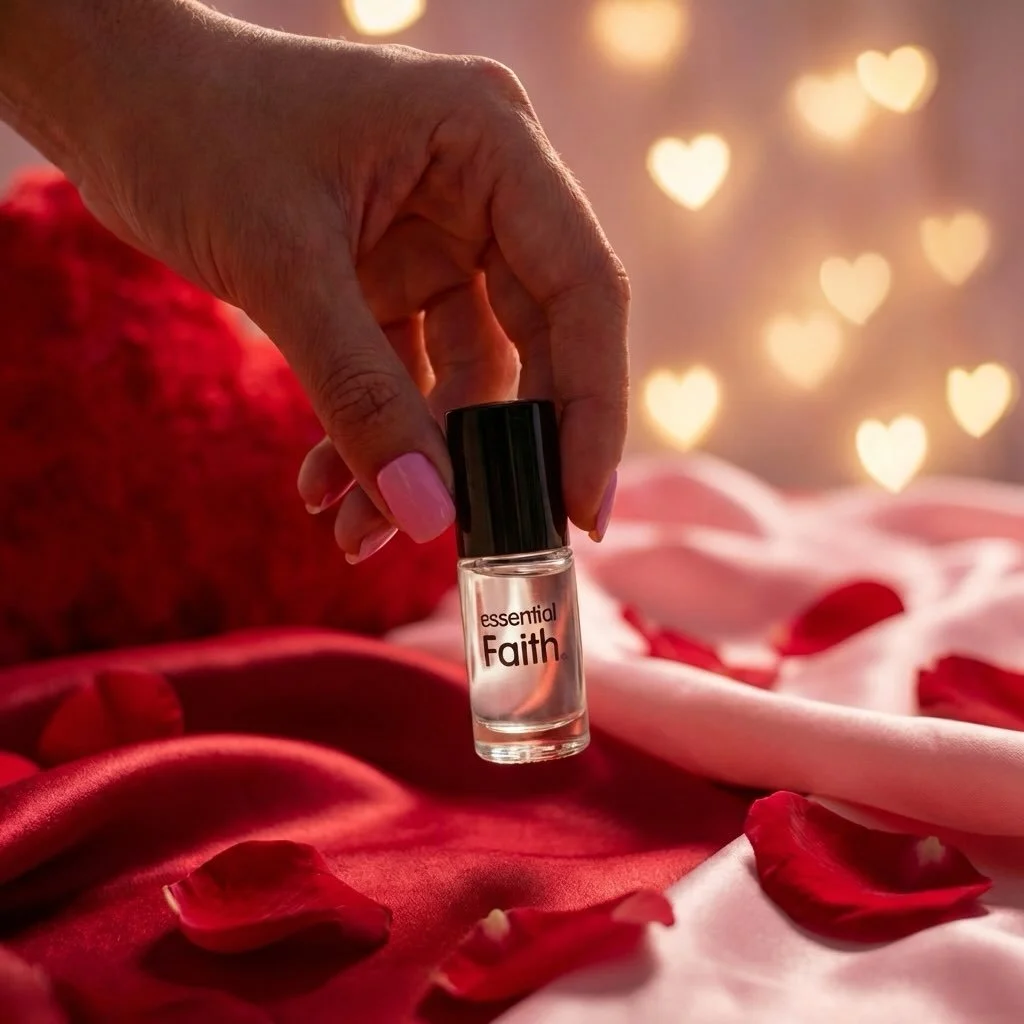 Happy Valentine&rsquo;s Day lovers!❤️💘Now is the time to stock up on your favorite scents. Our sale ends tonight! 25% off all online orders. Use code: JUSTLOVE at checkout. (Link in bio to purchase) 

#happyvalentinesday #sale #essentialfaith #scent