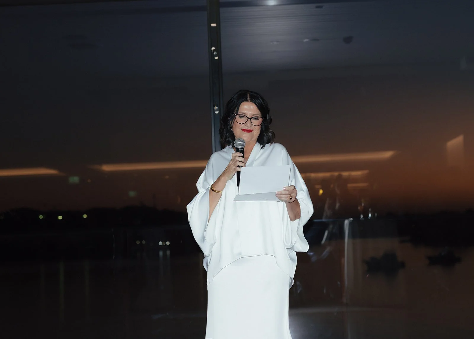 Helen Hamilton speaking at our 20-year celebration