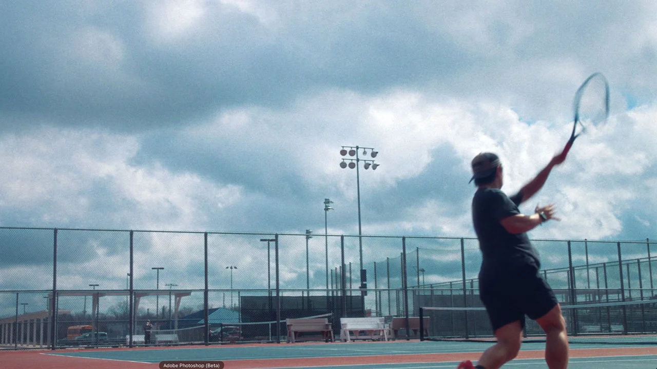 EARLY MORNING TENNIS // SPORTS