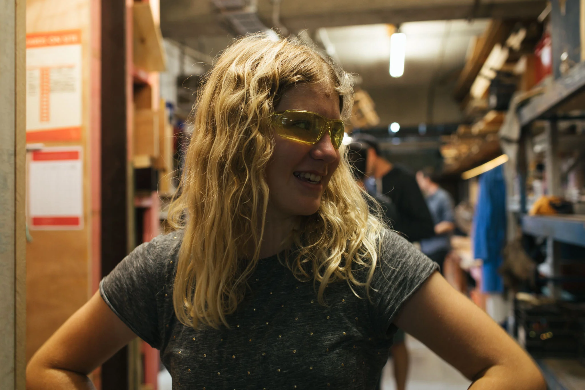 India, modelling our safety glasses with class and style.