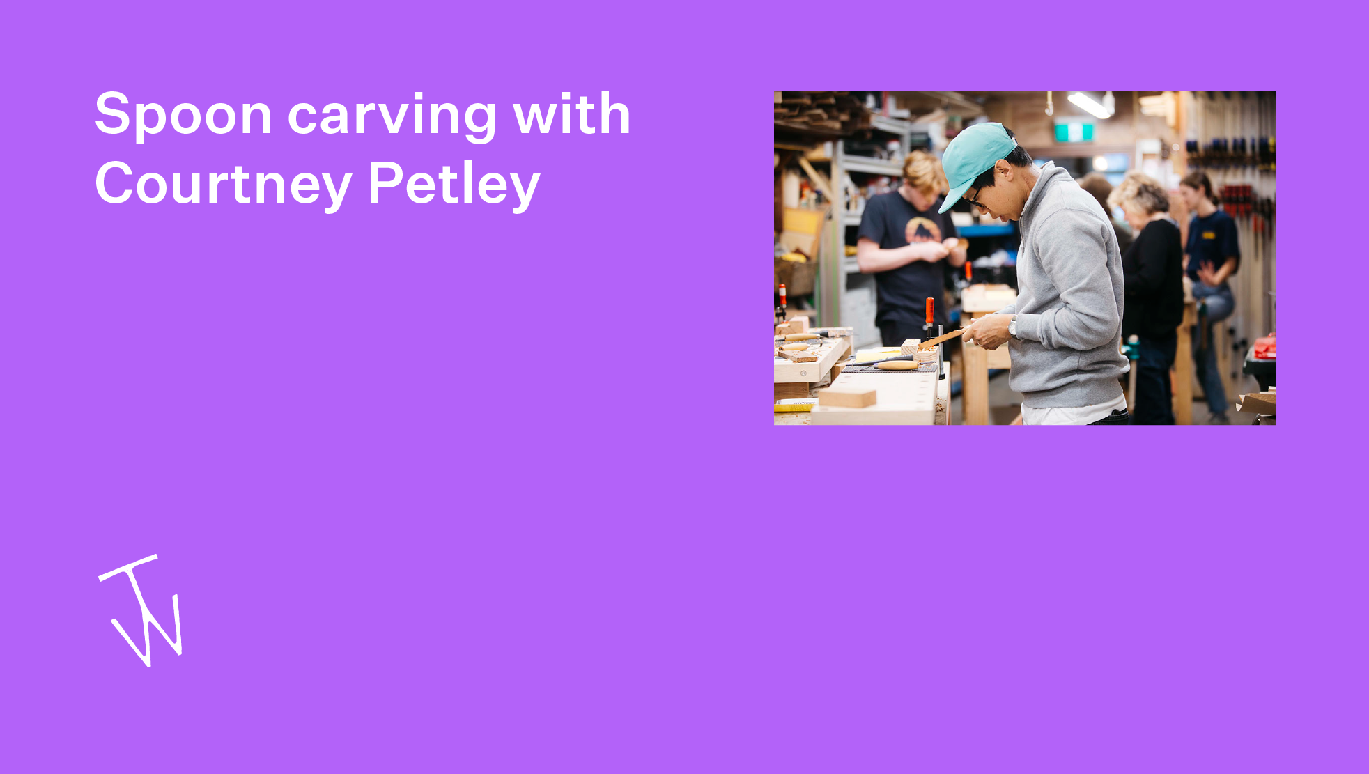 Spoon carving with Courtney Petley