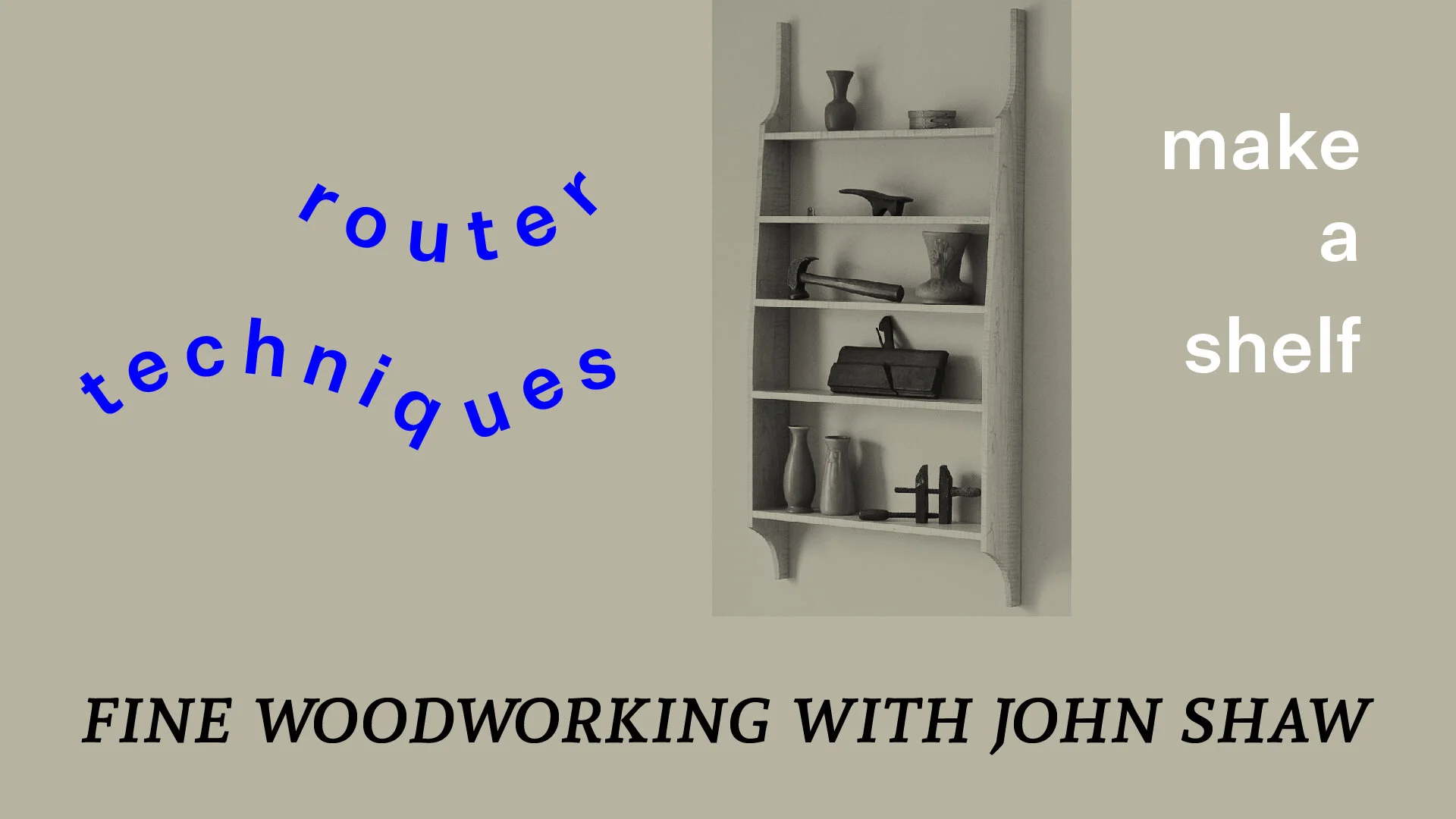 Router techniques: make a shelf