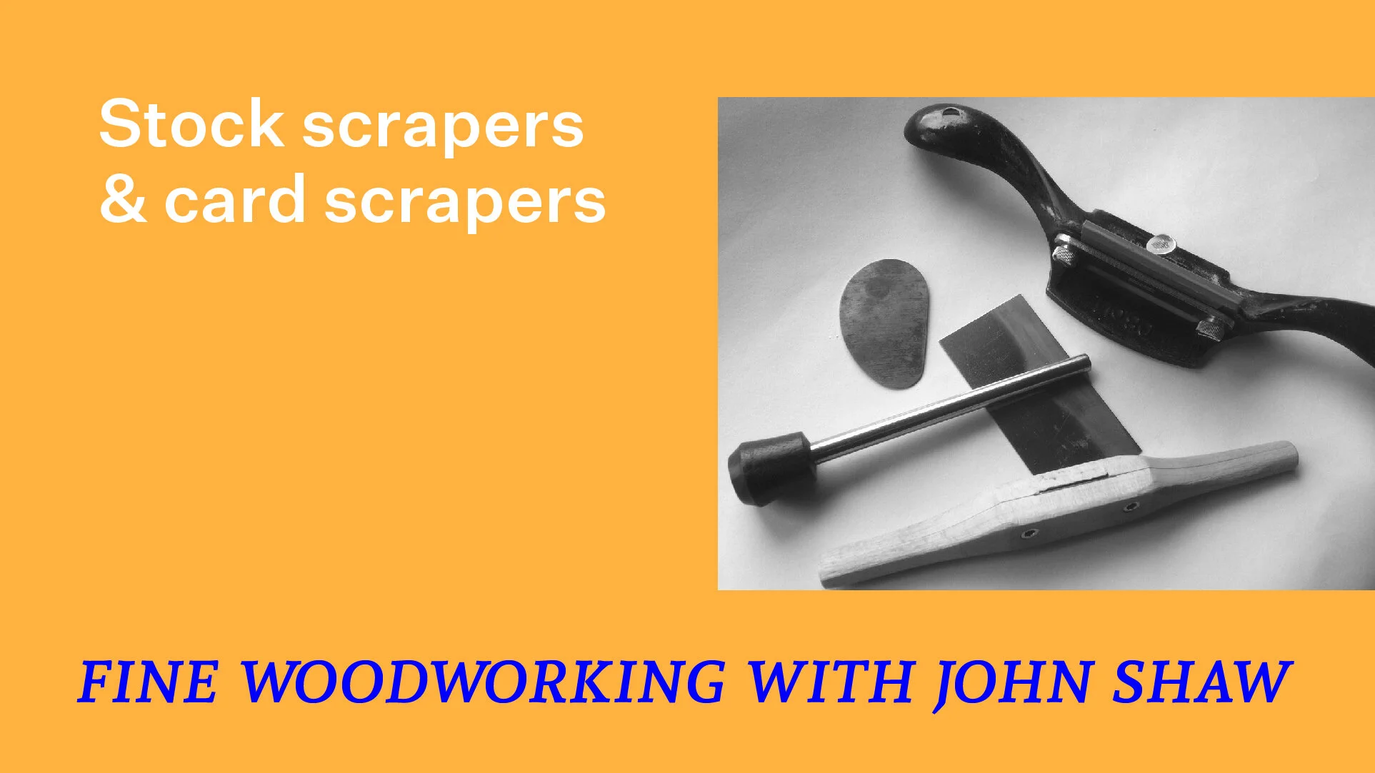 Stock scrapers &amp; card scrapers