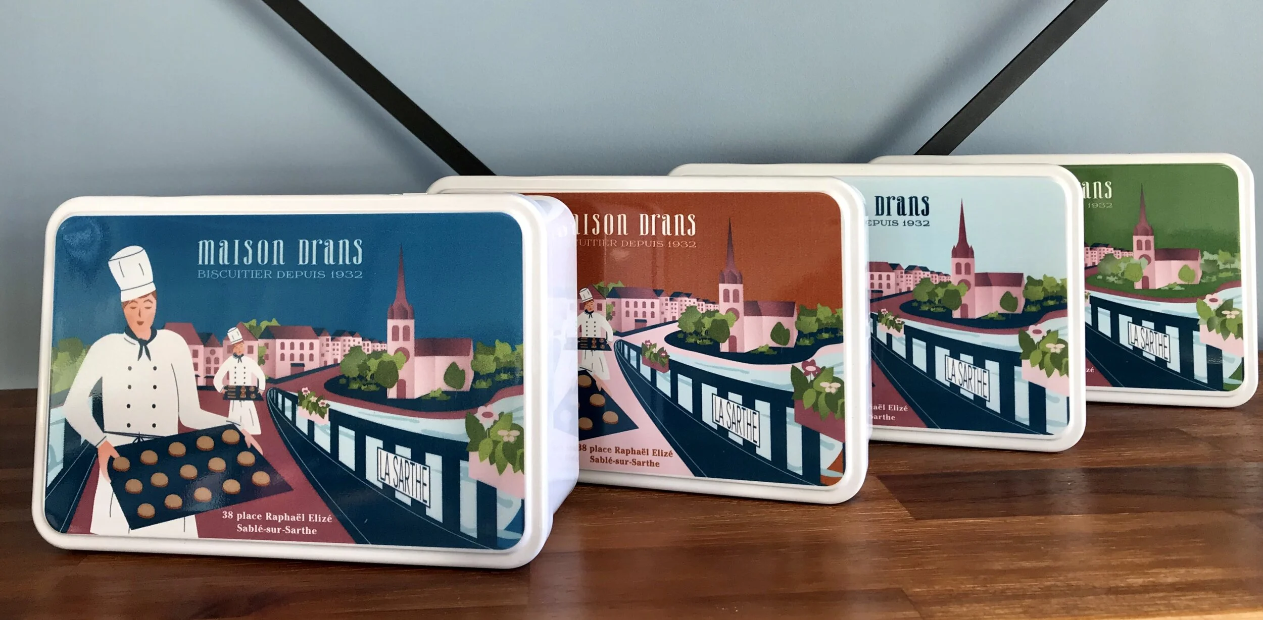 Boite fer garnie de Sablés - 400g ou 800g