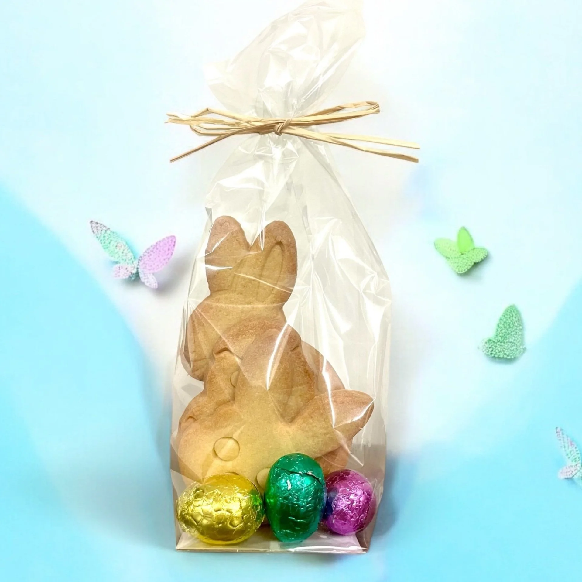 Les 3 animaux de Pâques garnis d'œufs pralinés