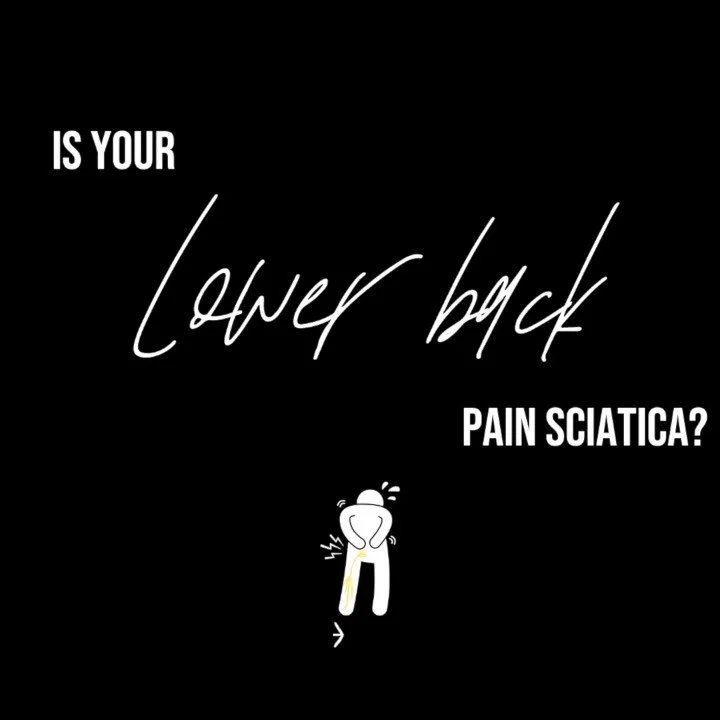 Sciatica is a right PAIN IN THE BUM 🍑... and back and leg!
⠀
The main 3 culprits of sciatic pain are:
⠀
⚡️A disc pathology
⚡️Piriformis (muscle in your buttock)
⚡️Nerve entrapment (Irritation)
⠀
Essentially what&rsquo;s happening is somewhere (usual
