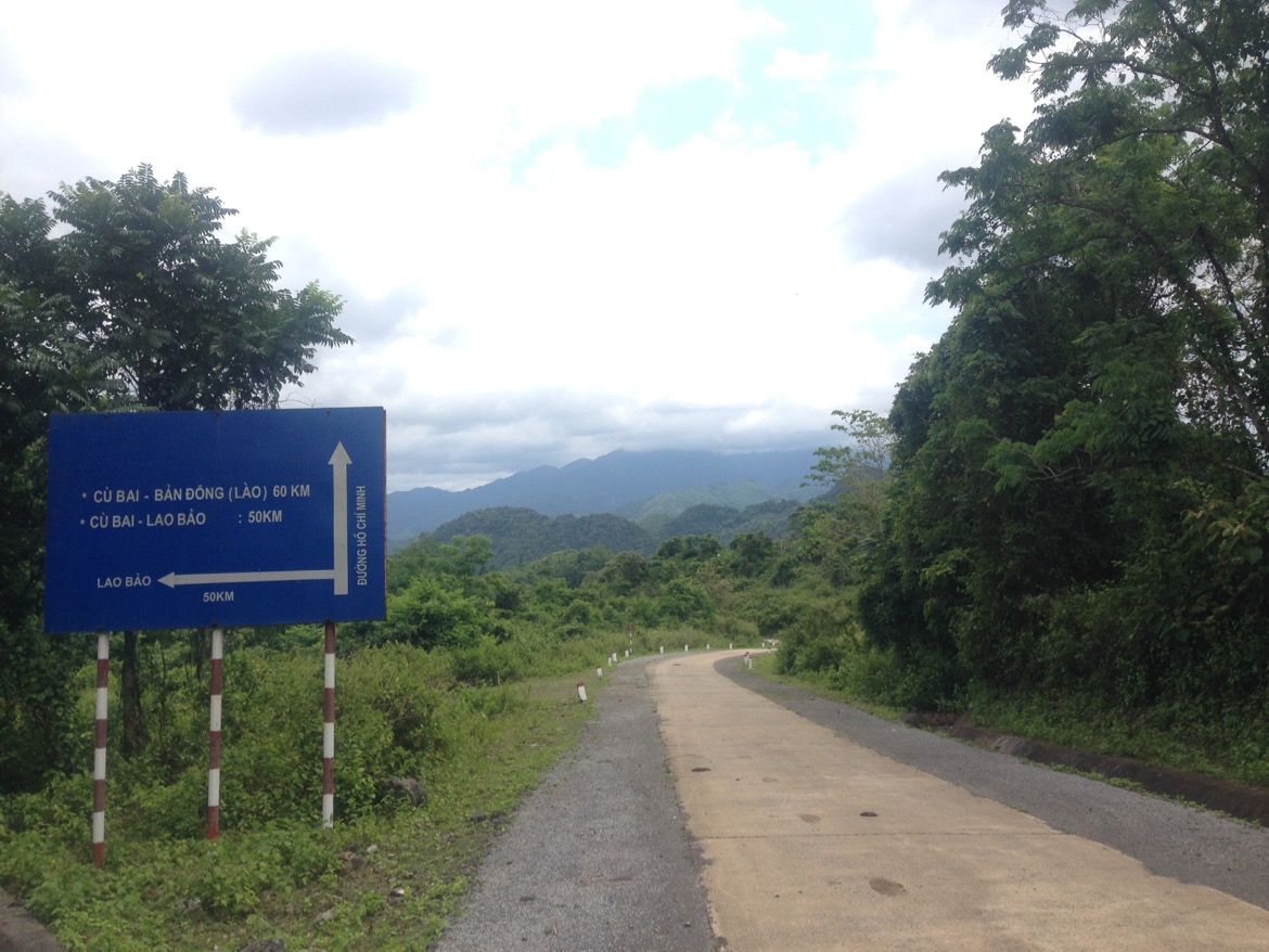  The road towards left goes to Laos border. 