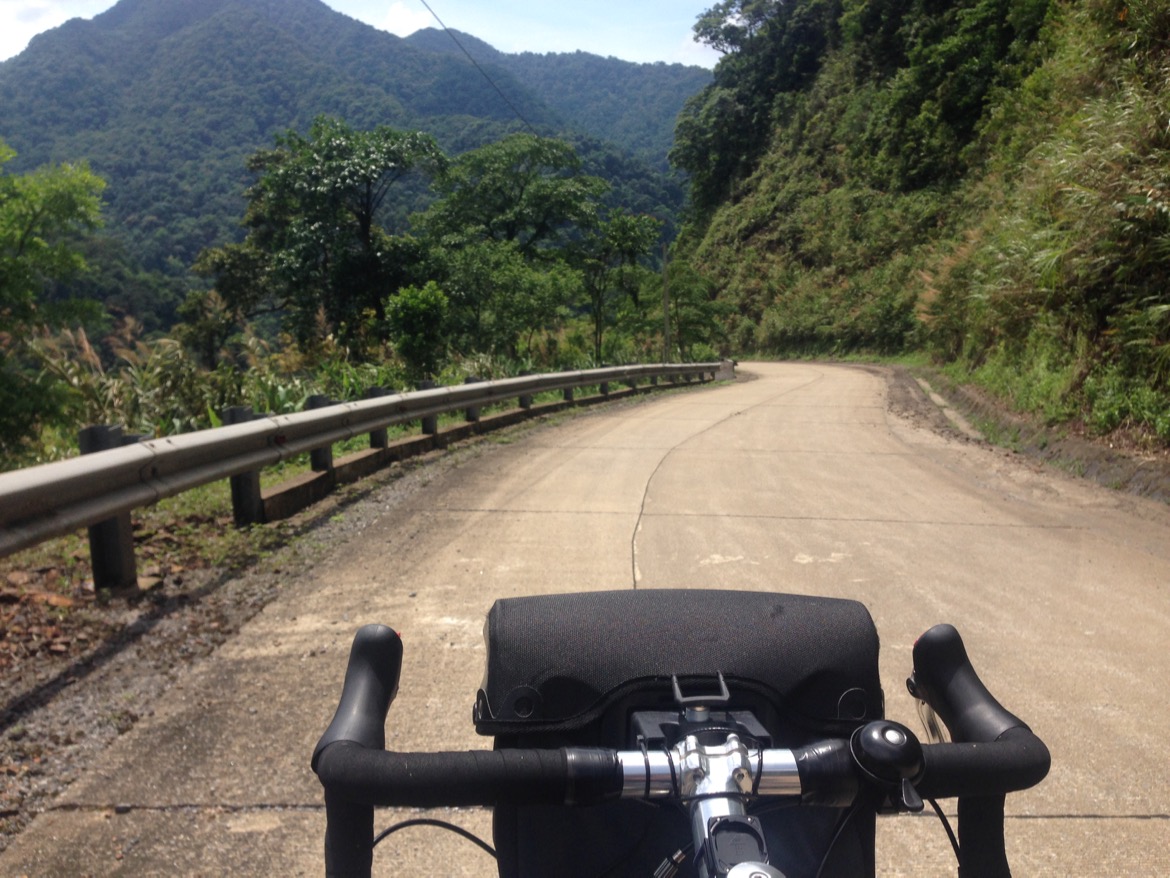  Me, bicycle, and the sound of crickets. I am loving this journey. 