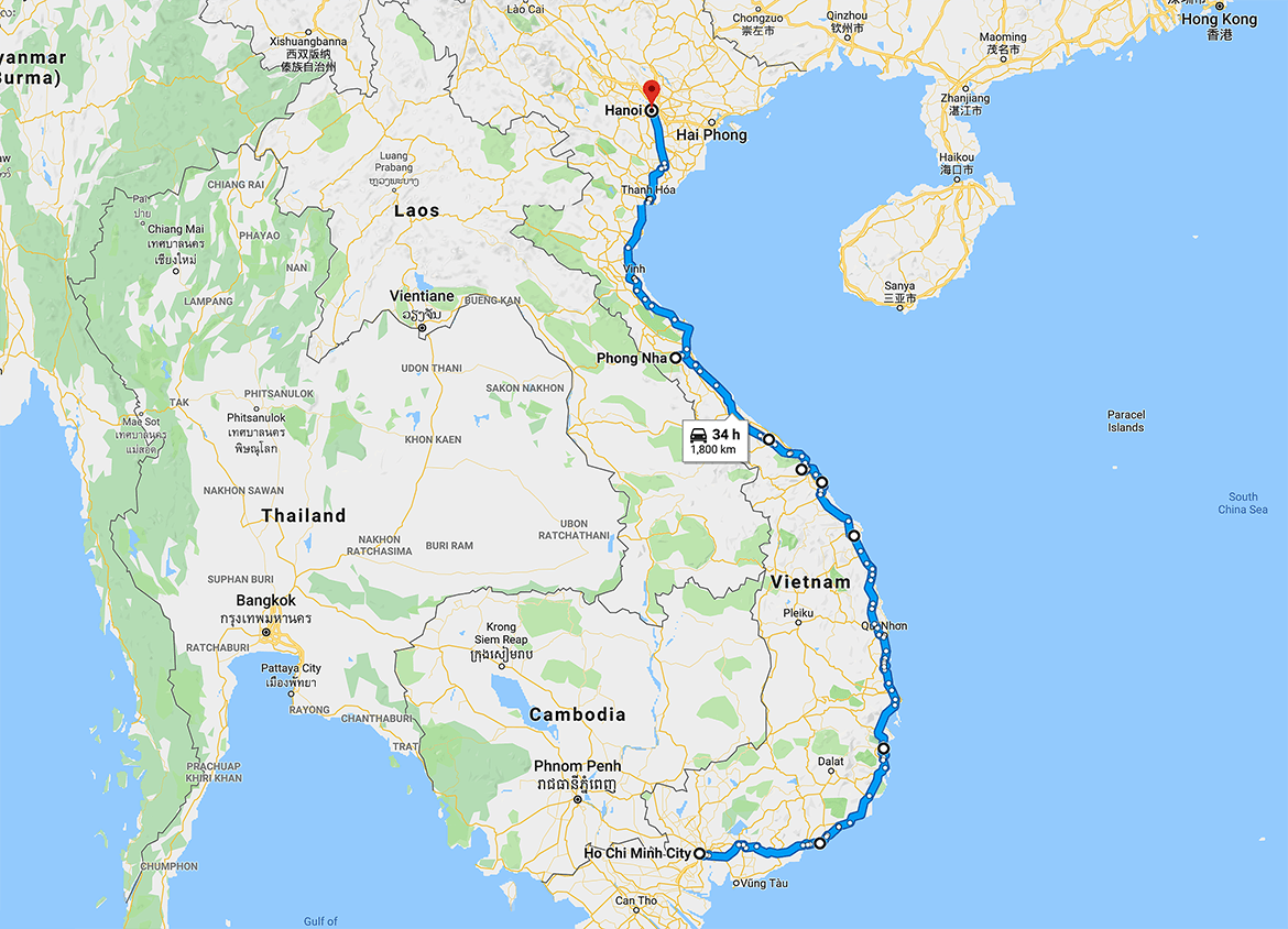  I left Saigon early in the morning, at 5:30 am and as it happens to be at the beginning of every trip, it initially gets really difficult to get out from the city, to understand the route, and also establishing communication with people takes some t
