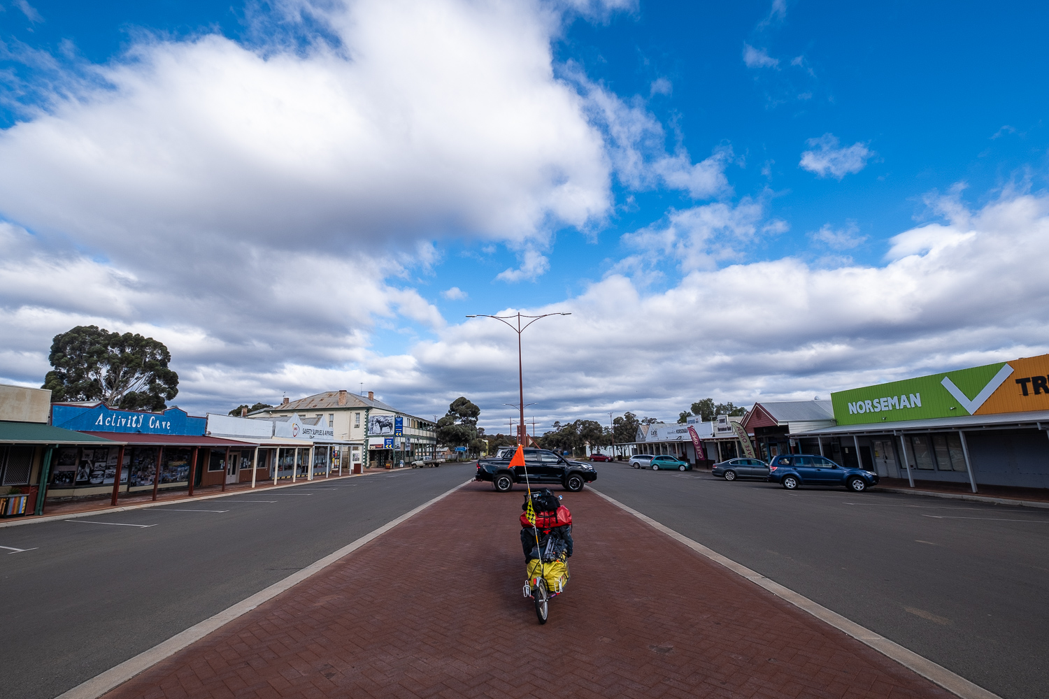  When I was planning my cycling trip from Norseman to Ceduna, I realized that it would be impossible to carry enough food and water to sustain me for the entire 1,200 km journey. Although some of the roadhouses along the way offered food and drink, t