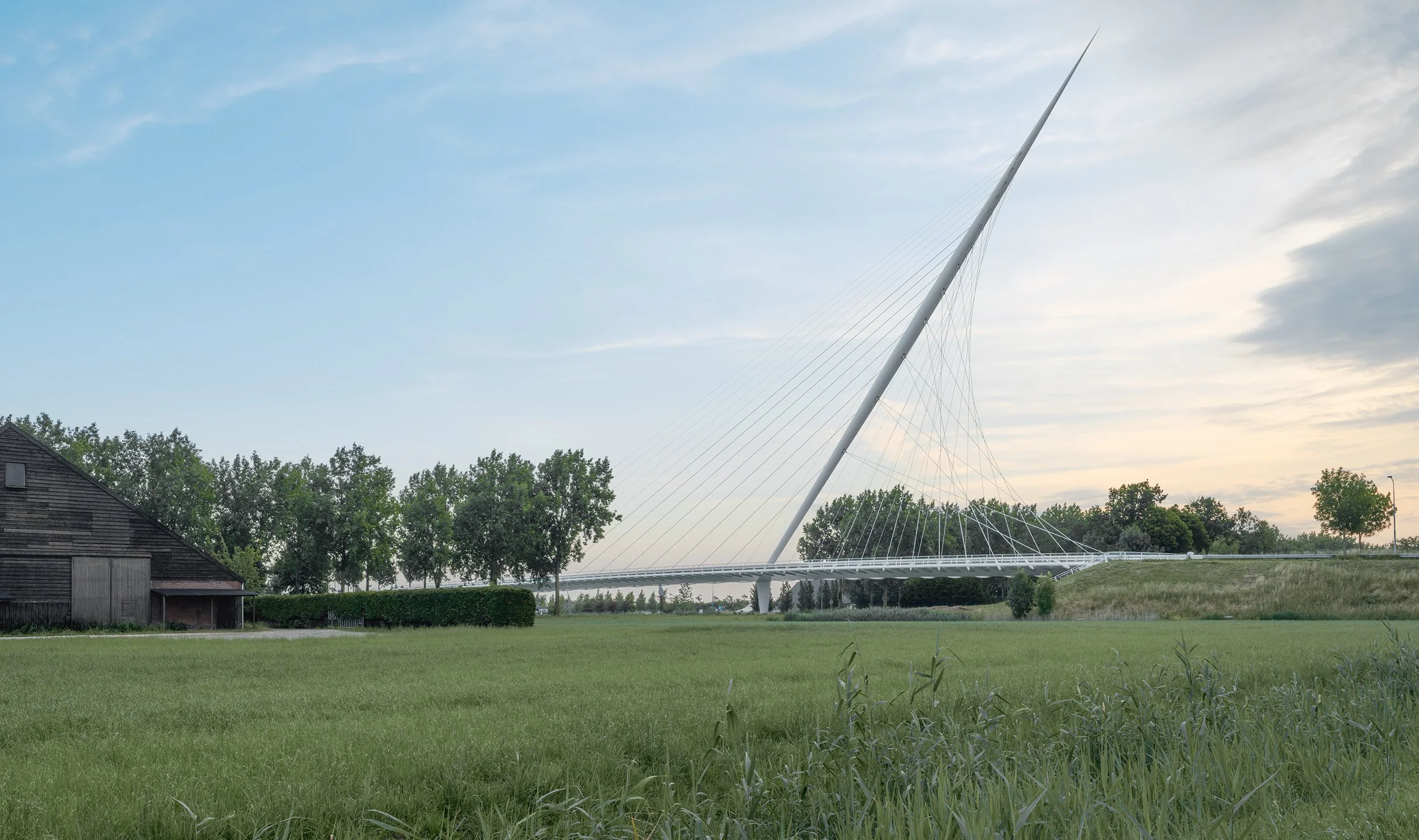 Calatrava Harp Bridge, Hoofsdorp Netherlands