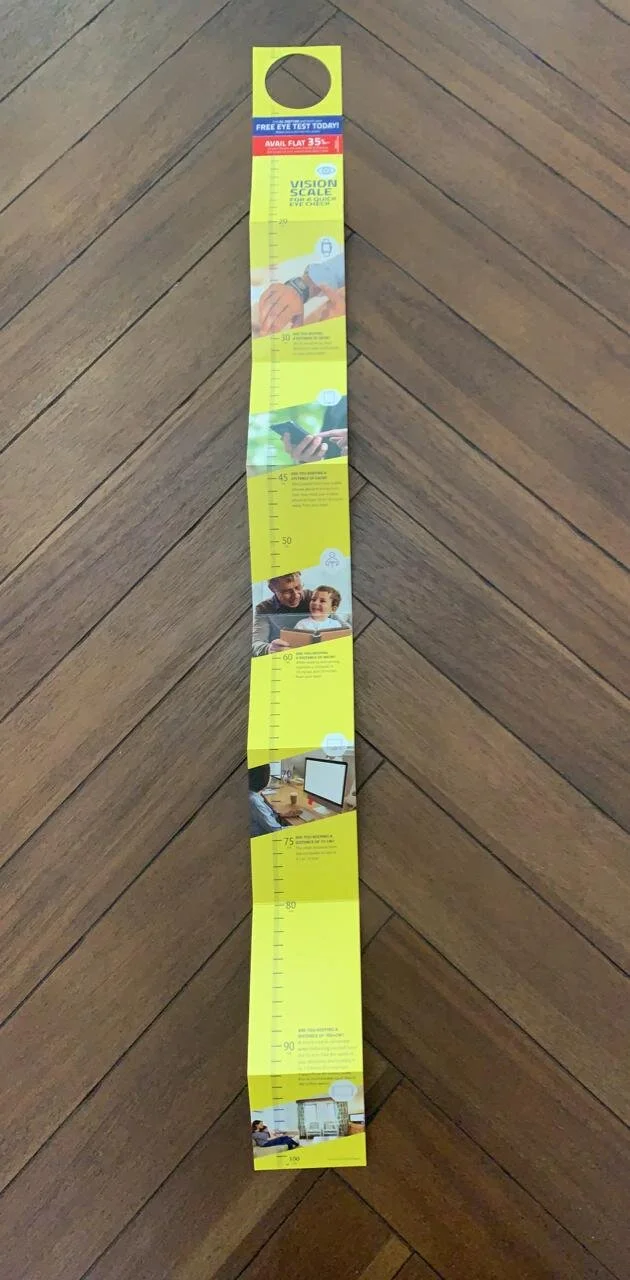 Aster Opticals Vision Scale Flyer (Front)