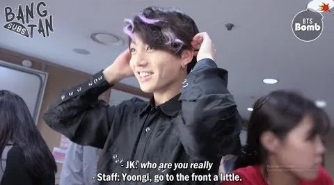 181001 [BANGTAN BOMB] JK's self hair styling