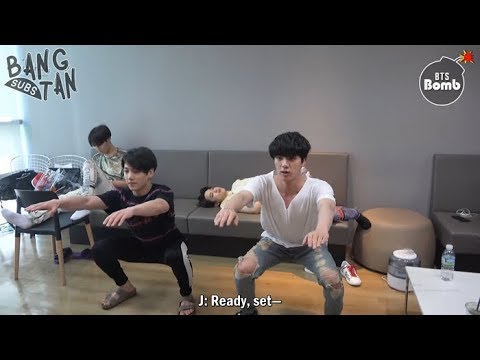 180928 [BANGTAN BOMB] JK &amp; JIN's exercise time
