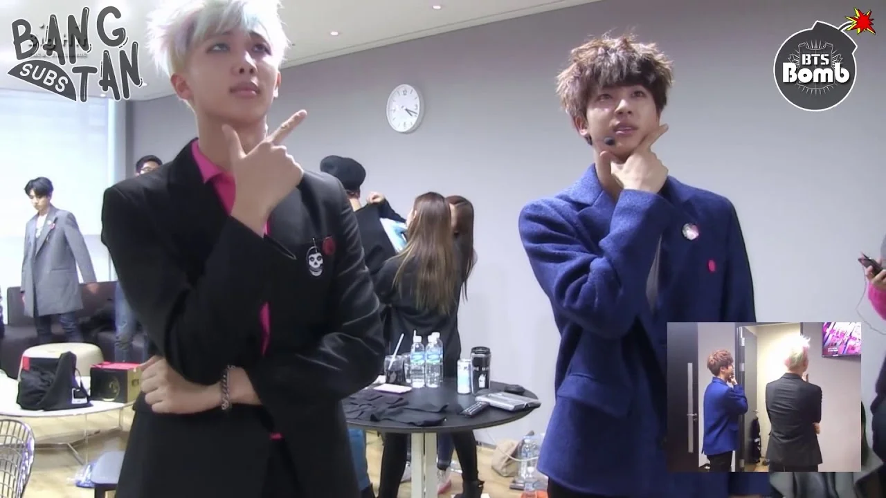 141219 [BANGTAN BOMB] Lalalalalalalala OK! perform by Jin &amp; Mon