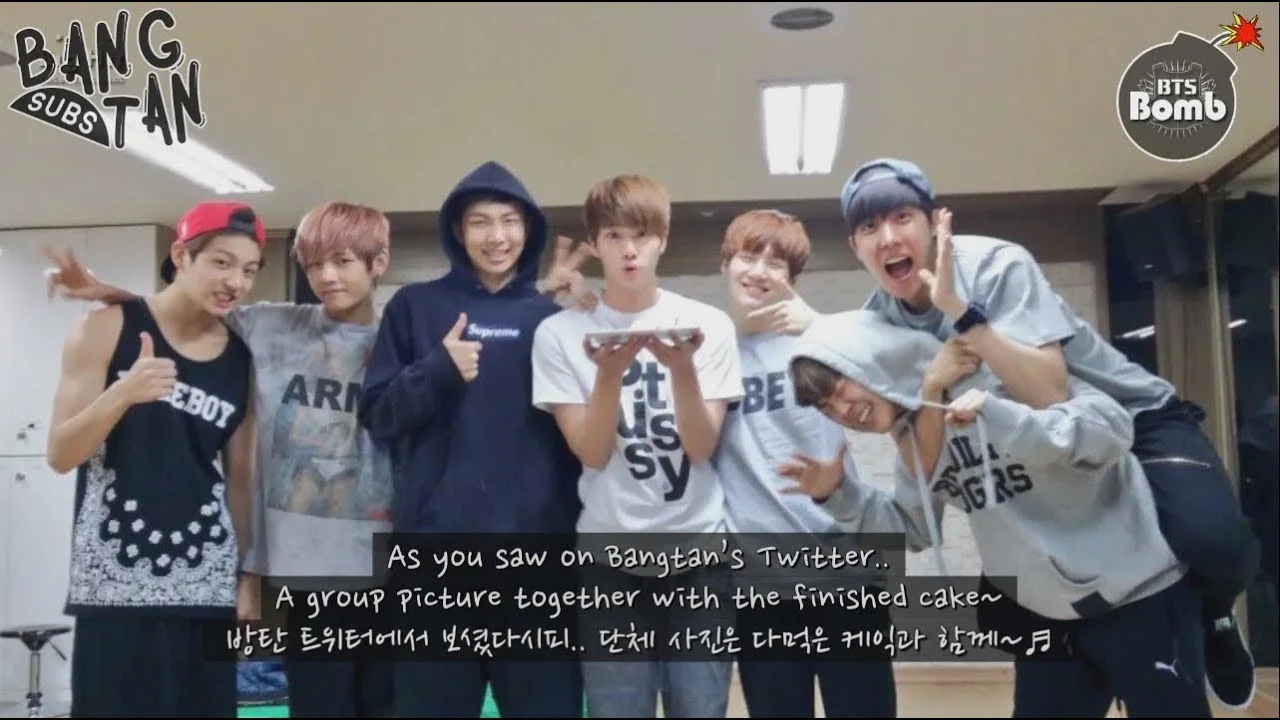 131205 [BANGTAN BOMB] Jin's Bithday party (shooting by V PD)
