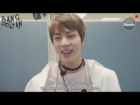 170505 [BANGTAN BOMB] Jin's chatter time @ M countdown comeback stage of 'Spring Day