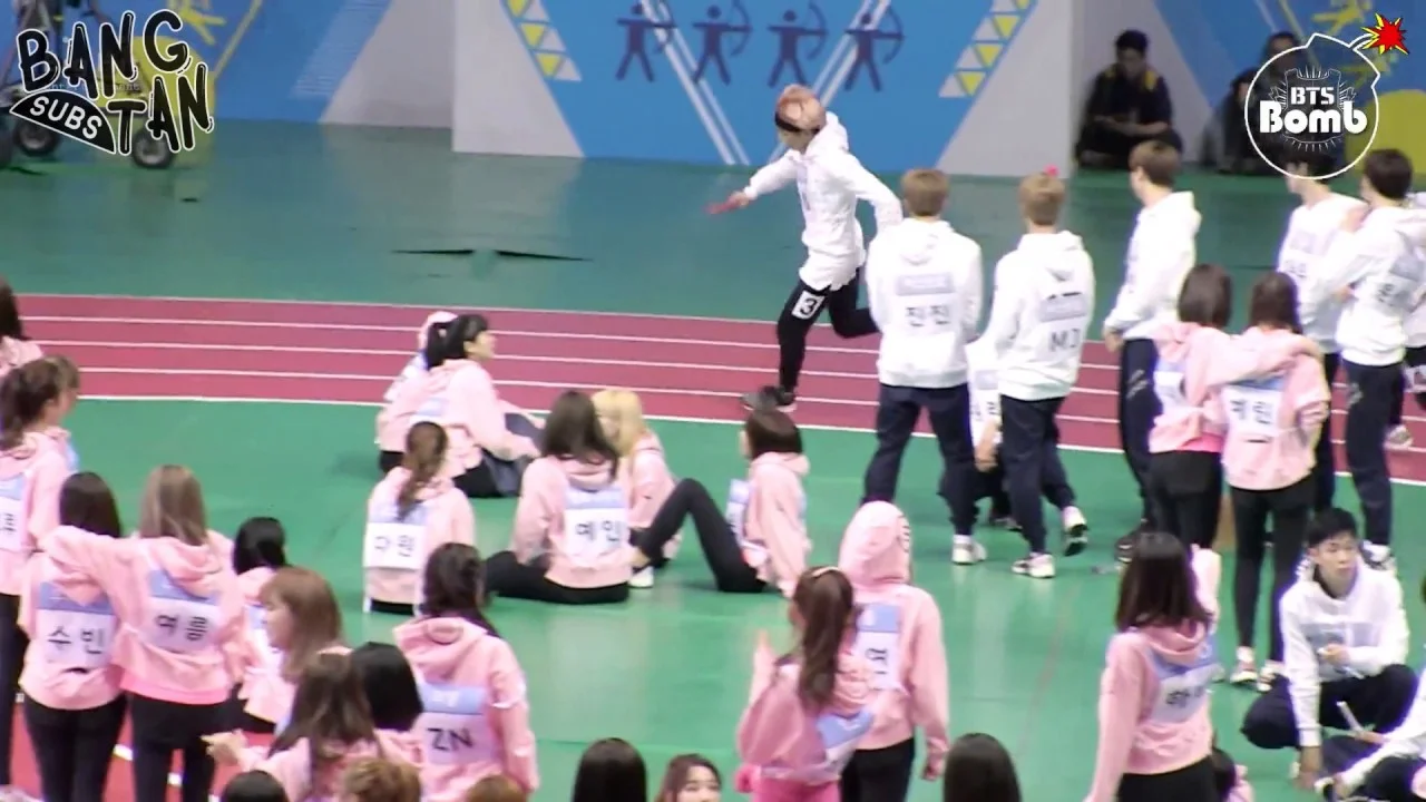 170331 [BANGTAN BOMB] 400m Relay race @ ISAC 2017