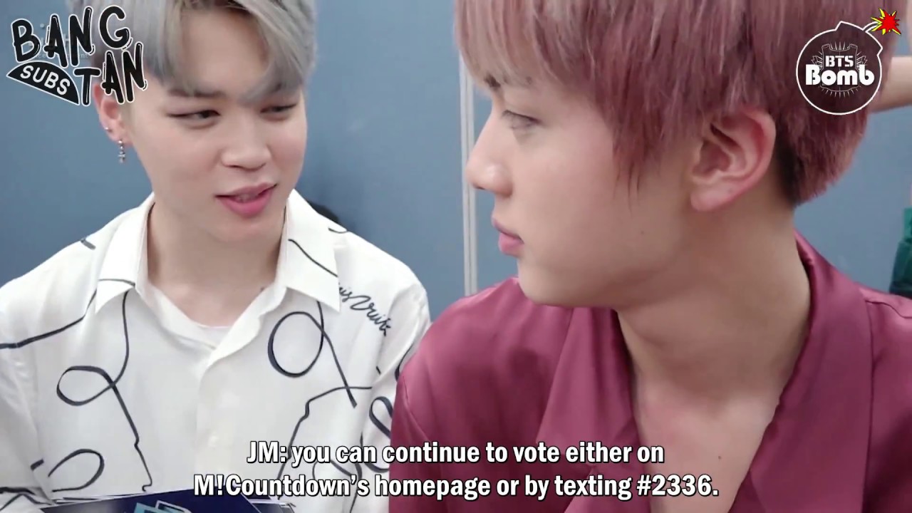 161217 [BANGTAN BOMB] Jin&amp;Jimin M countdown Special MC