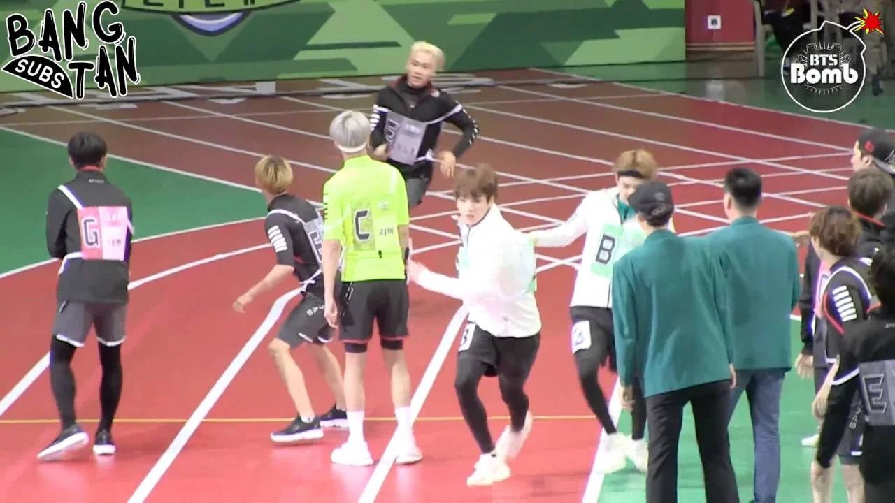 160915 [BANGTAN BOMB] BTS' Relay race @ 2016 Chuseok Special ISAC