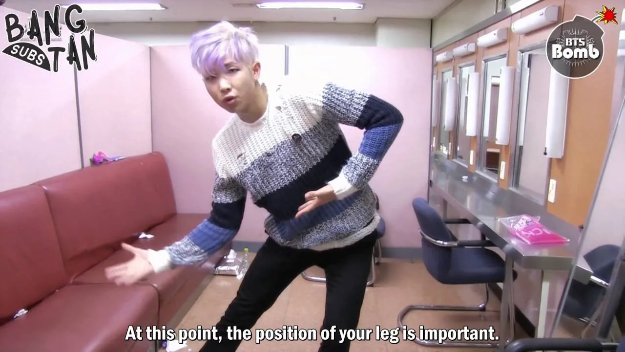 141107 [BANGTAN BOMB] Rapmon's Dance lesson