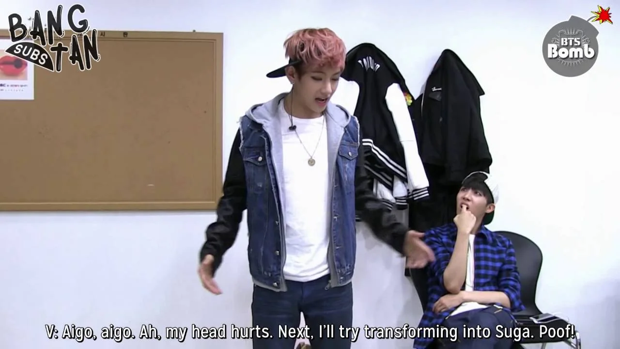 131127 [BANGTAN BOMB] Rap Monster's Change Magic show!