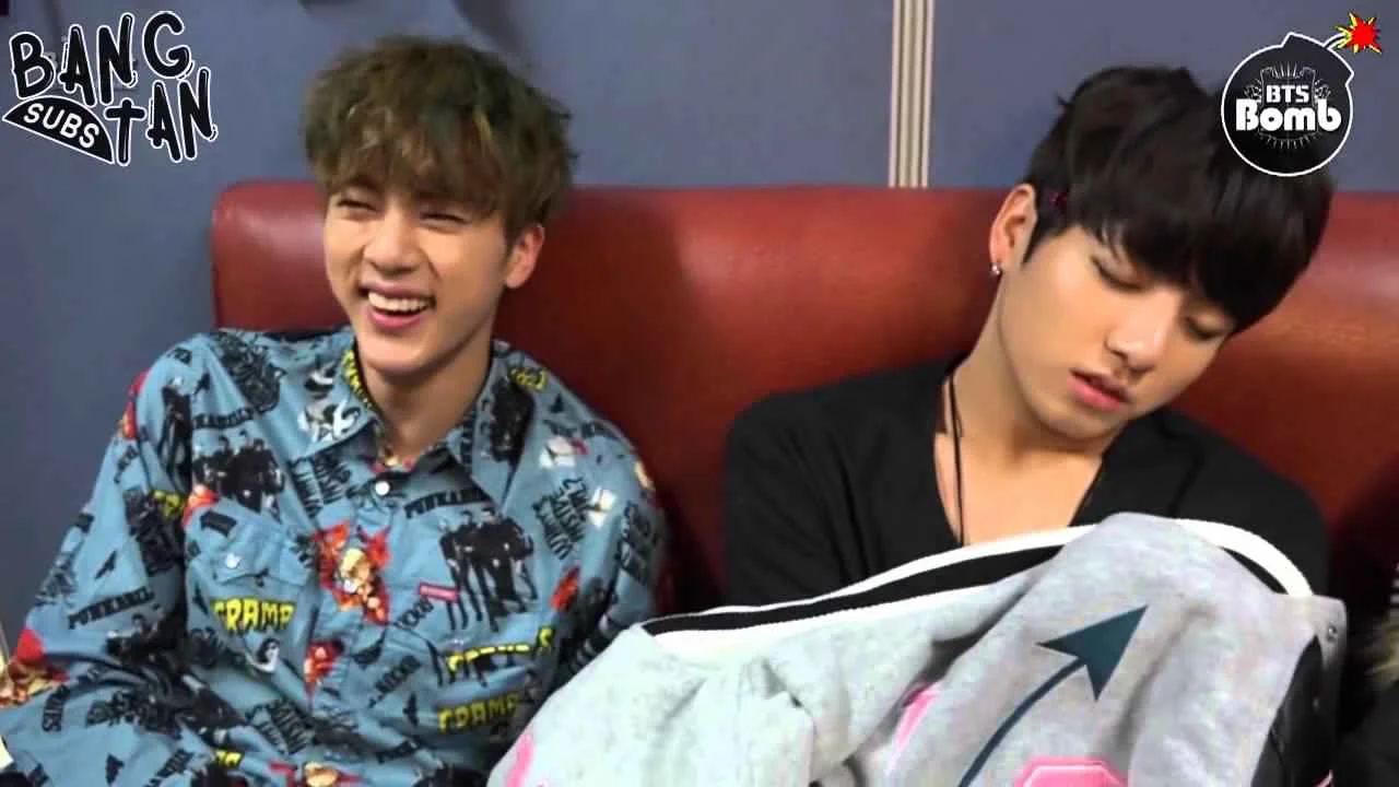 151223 [BANGTAN BOMB] Sleeping Baby bothered with Jin